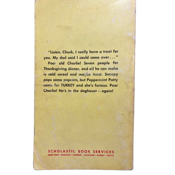 Vintage 1975 A Charlie Brown Thanksgiving Book By Charles M. Schulz - Picture 11 of 13